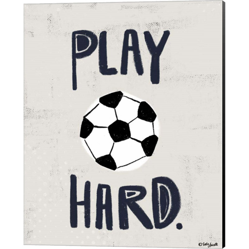 «Soccer» par Katie Doucette, art mural sur toile