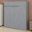 Lit escamotable avec armoire supérieure, tablettes et garde-robe Murphy-192899334
