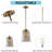 1-light Metal & Glass Modern Bell Adjustable Rod Single Pendant Light for kitchen island.-819768838