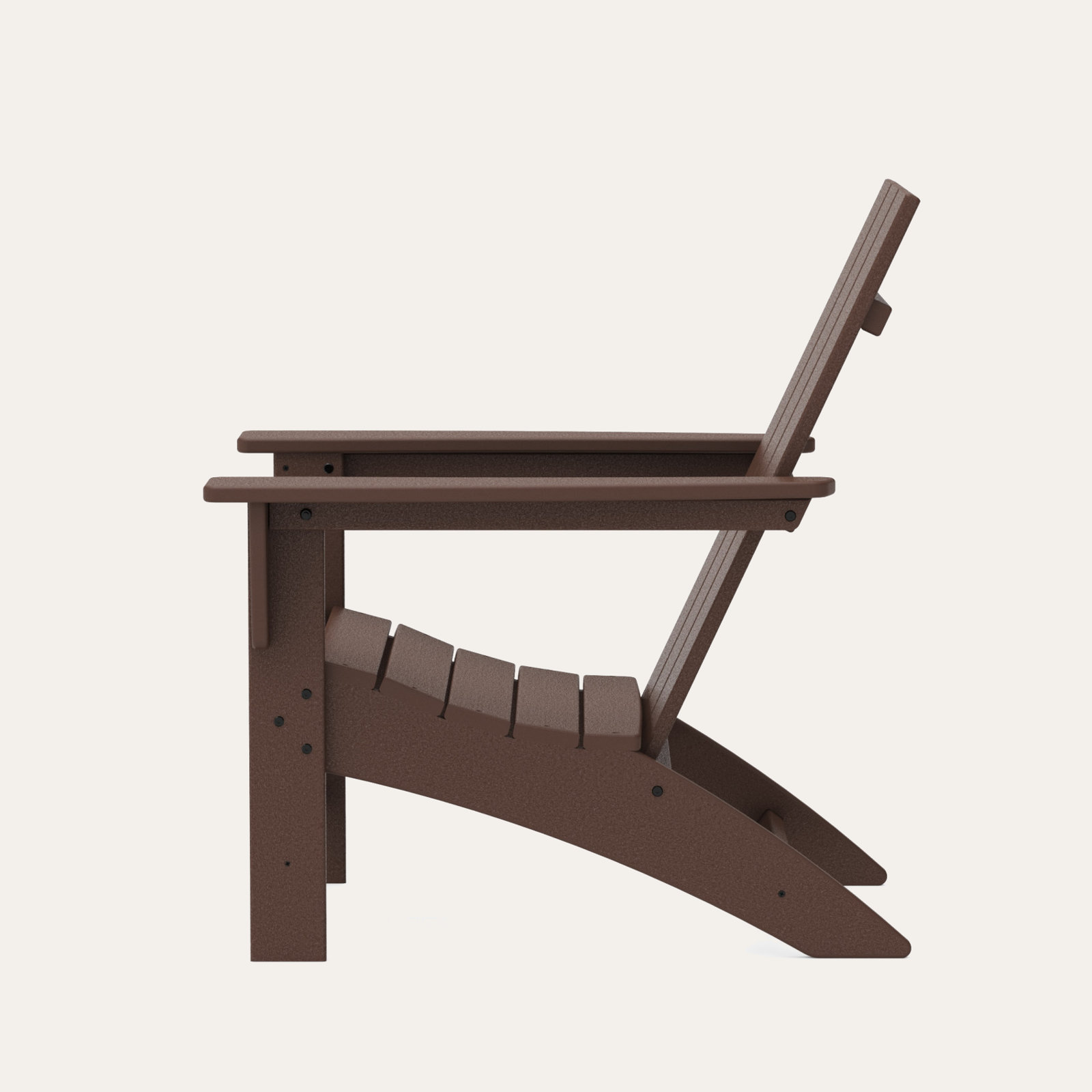 POLYWOOD® Modern Adirondack Chair, Mahogany