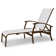 Askar Outdoor Rust-Resistant Metal Chaise Lounge