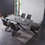 Modern Dining Table Butterfly Leaf Set with "Z" Chairs for 6-91446757-85897302