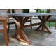 Fleur 74'' Rectangular 6 - Person Outdoor Dining Set