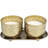 Metal White Sage Scented Cutout Spotted Wick Decorative Candle with White Wax Set-91736016