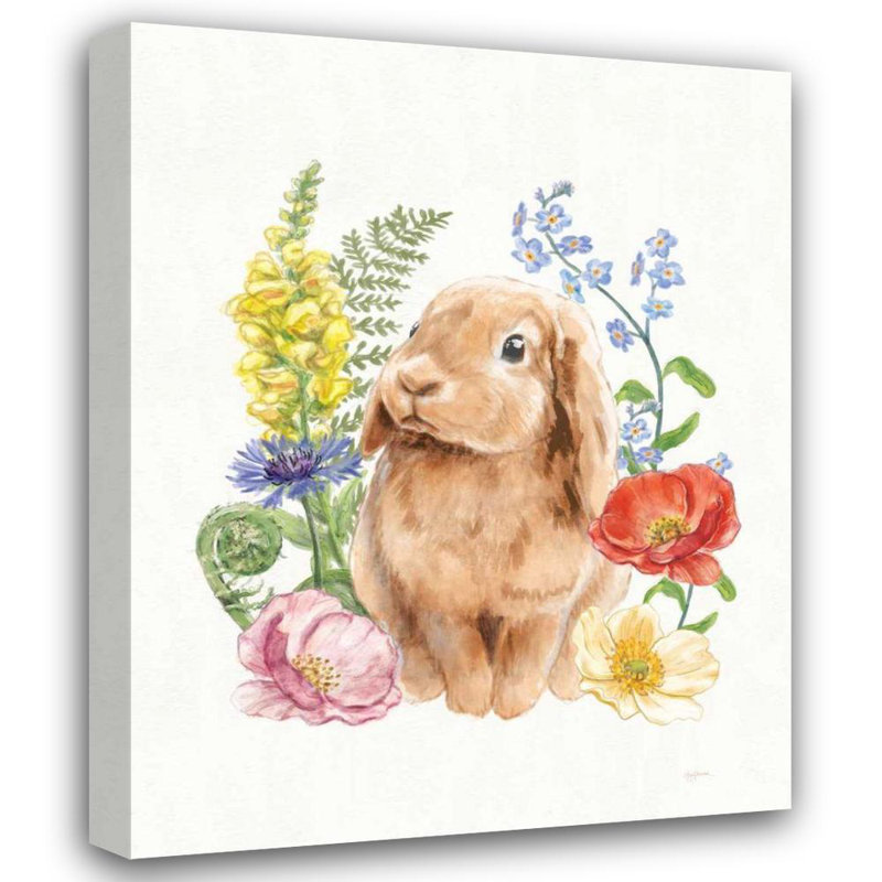 Art sur toile tendue par Red Barrel Studio® Urban, Mary, Sunny Buny I FB