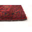 Tapis unique en laine noué à la main style Esari des années 2010 de 6 pi 5 po x 9 pi 9 po rouge Quay
