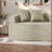 Spacious Modern Sofas, Chenille Curved Couch For Home