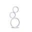 LAMPE DE TABLE EN MÉTAL MINIMALISTE BLANC DEL 17 "EN 3 ANS