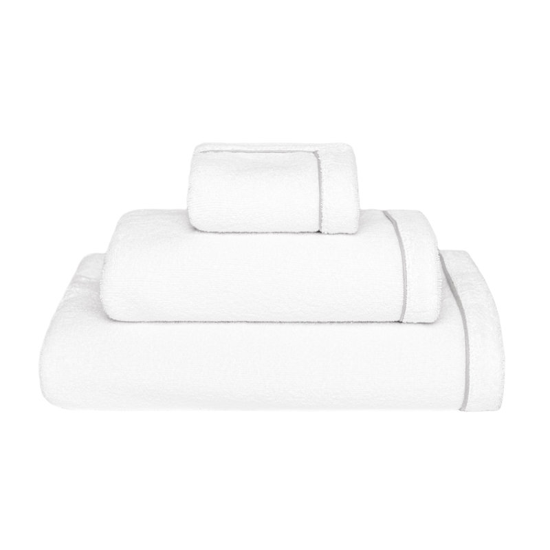 Continental Hand Towel, Silver