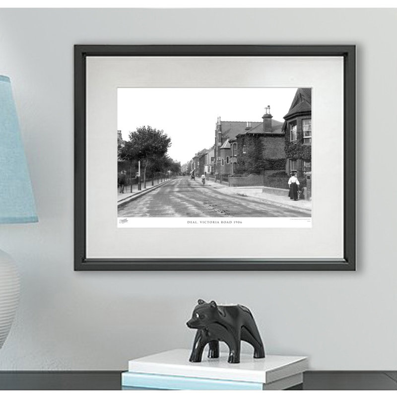 Deal, Victoria Road 1906 - Single Picture Frame Print, 28cm H x 36cm W x 2.3cm D