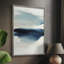 Waves I, reproduction encadrée - bois massif-1762314141