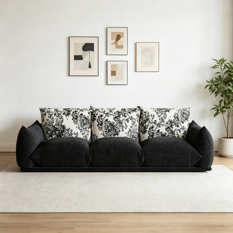 Hebert, White/Black Floral