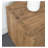 Retro-Style Solid Walnut Bedside Table With Storage Drawers Suitable For Bedrooms.
