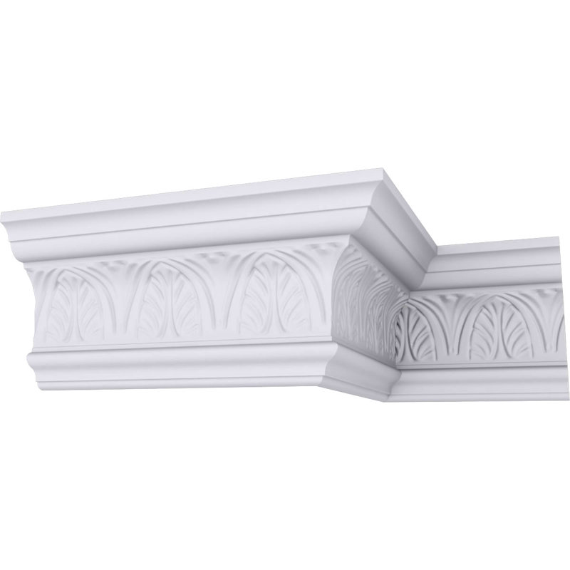 Moulure couronnée Asa Acanthus H 5 po x P 2 1/2 po x P 5 1/2 po x L 94 1/2 po