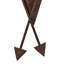 Desert Arrow 1 - Light Flush Mounted Sconce