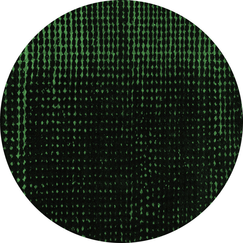 Performance Abstract Indoor Rug, Round 6'