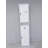 Bathroom Storage Cabinet with 2 Barn Doors and 1 Drawer, Narrow Storage Unit, Adjustable Shelves-691406099