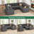 Anureet Latitude Run® U Shaped Modular Sofa Bed Convertible Sleeper Sectional-1610390094