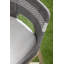 Tabouret de comptoir de patio en teck de 26 po avec coussin Bowker-1058521311