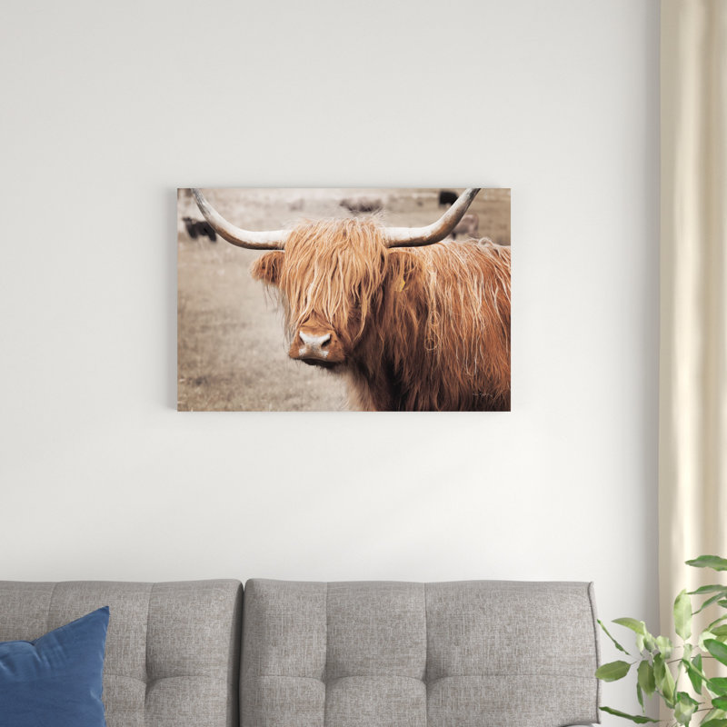 «Scottish Highland Catch I Neutral» par Alan Majchrowicz, reproduction de photo sur toile tendue, H 20 po x l 30 po, Unframed