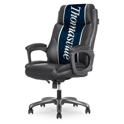 AdamstownDanvers Big & Tall Office Chair, with Ergonomic High-Back and Contoured Lumbar Support, Vegan Leather