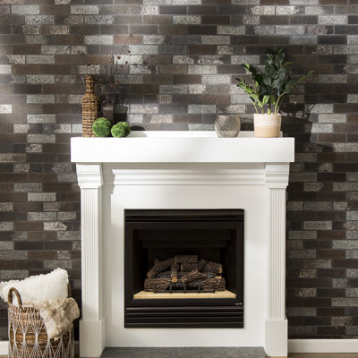 Rustic Grove 25,6 po x 4,9 po Colle à briques (Bristol)