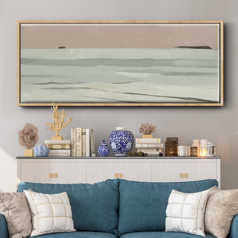 «Mute Tonal Horizon II», toile encadrée, H 20 po x l 50 po