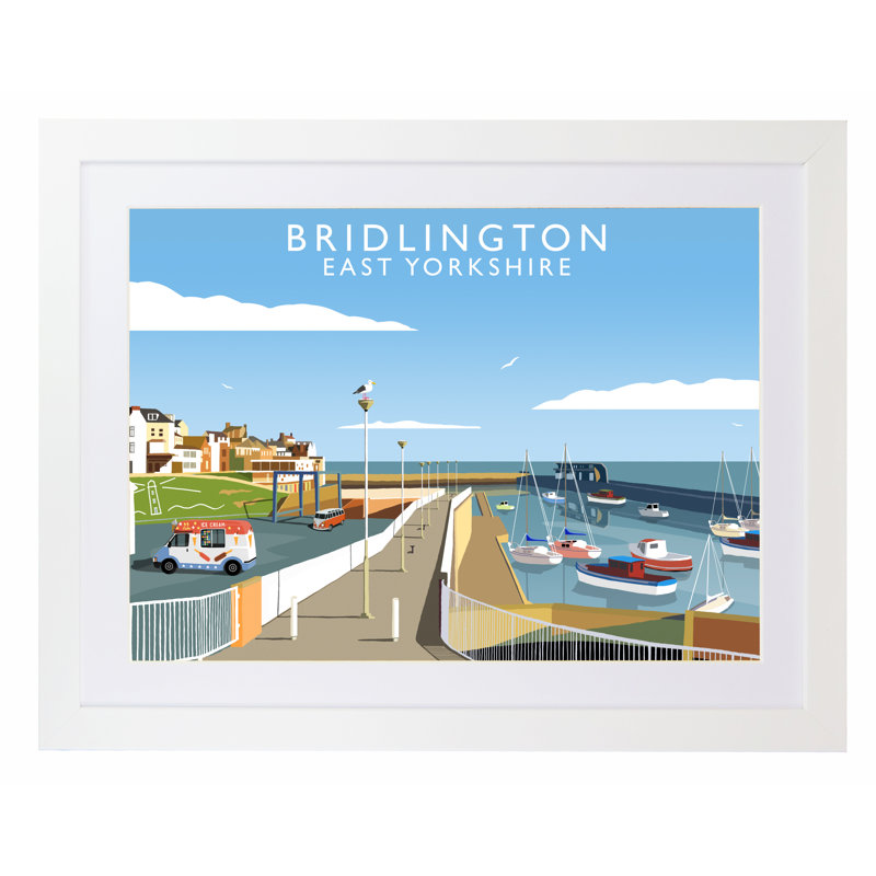 Richard O'Neil - Print, White Wood Frame, 33.5 cm H x 43.5 cm W x 2.2 cm D