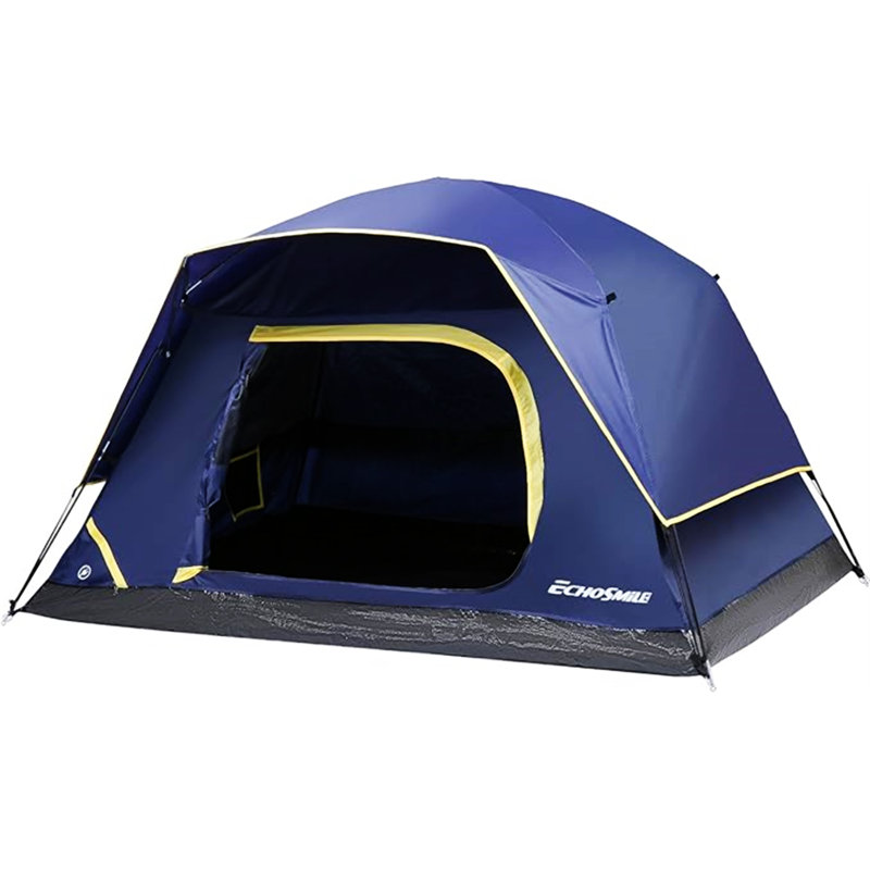 EchoSmile Nylon Dome Tent, Orange, 2