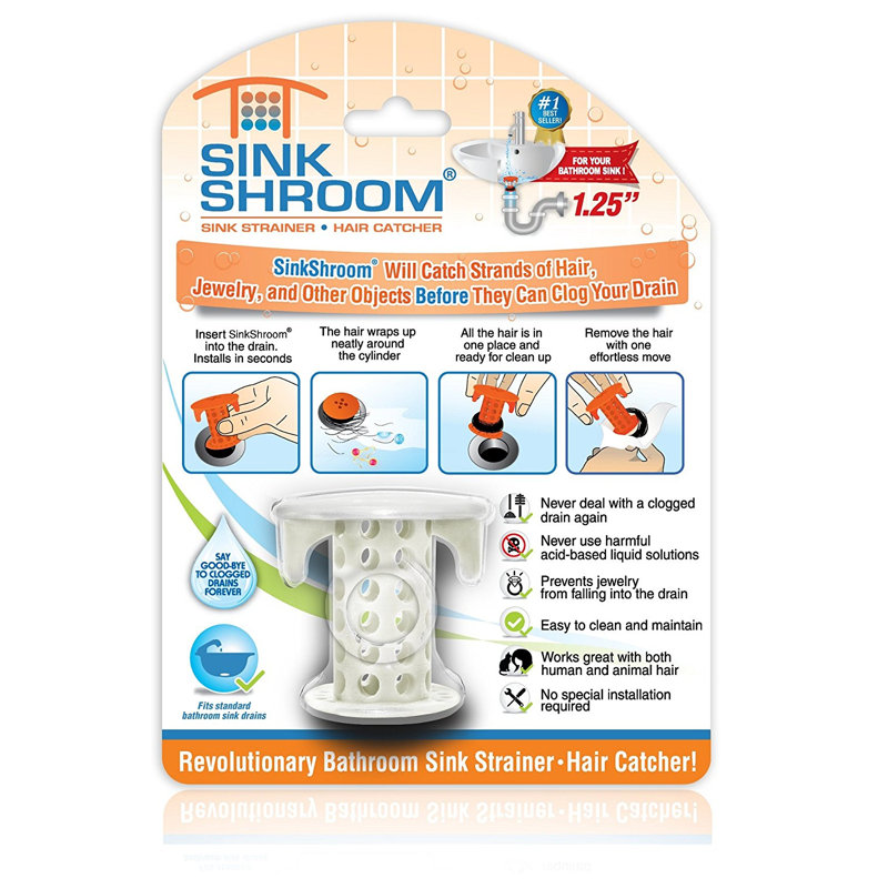 1.75'' W Basket Strainer, White