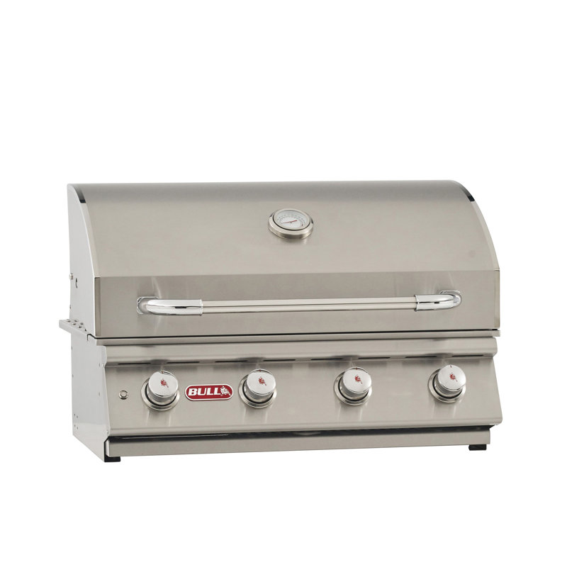 Bull Outdoor Products Lonestar 4-Burner Built-In Gas Grill - Liquid Propane, Liquid Propane