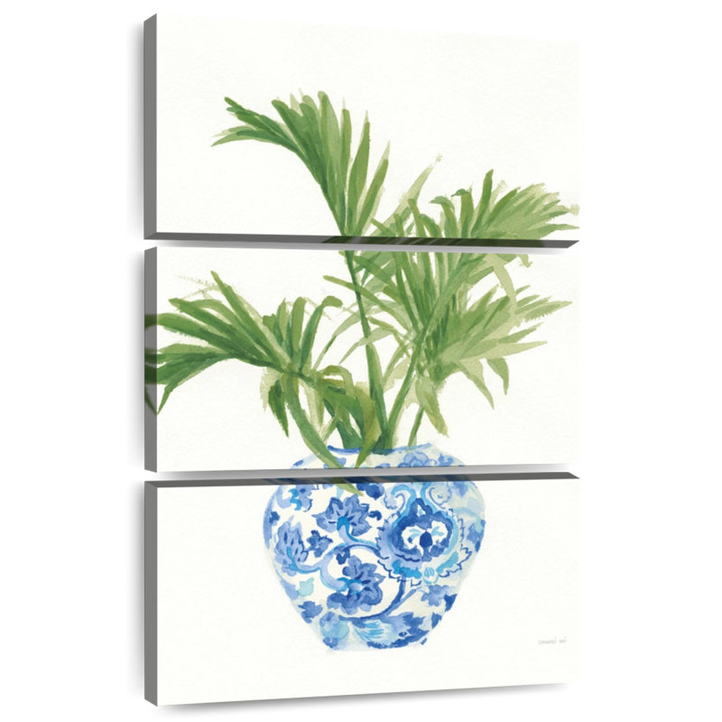 Palmier Harnek - blanc chinois / vert foncé