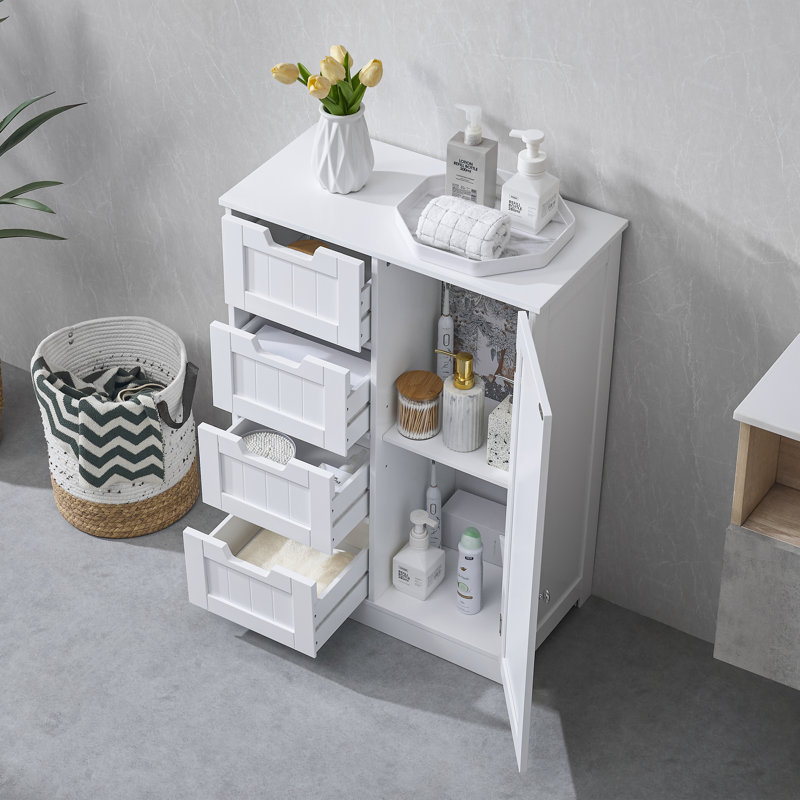 Milano Bathroom Cabinet, White