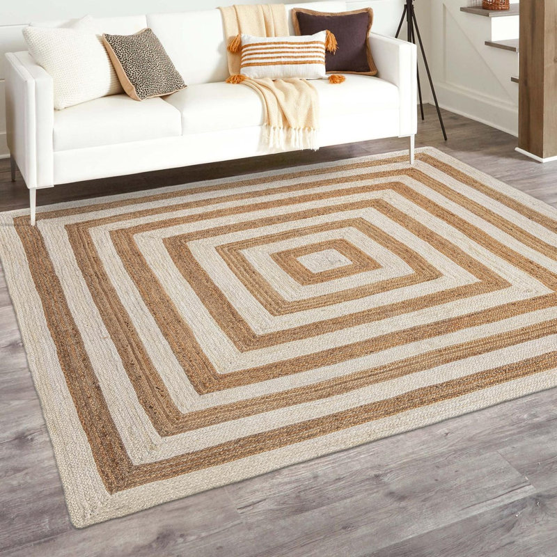 Morane Geometric Indoor Rug, Square 10'