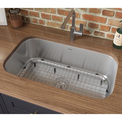 Ruvati 30-inch Undermount 16 Gauge Stainless Steel Kitchen Sink Single Bowl -  RVM4250