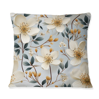 Floral Throw Pillow