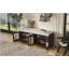Banc de rangement rustique multifonctionnel pour chaussures avec coussin amovible-1305243233
