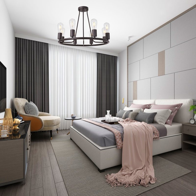 Mulhall Semi Flush Mount, Oil Rubbed Bronze