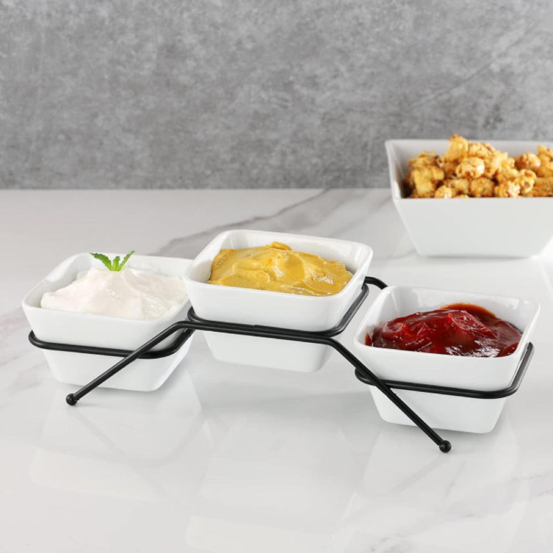 BOLS DE PORCELAINE CHIP ET DIP
