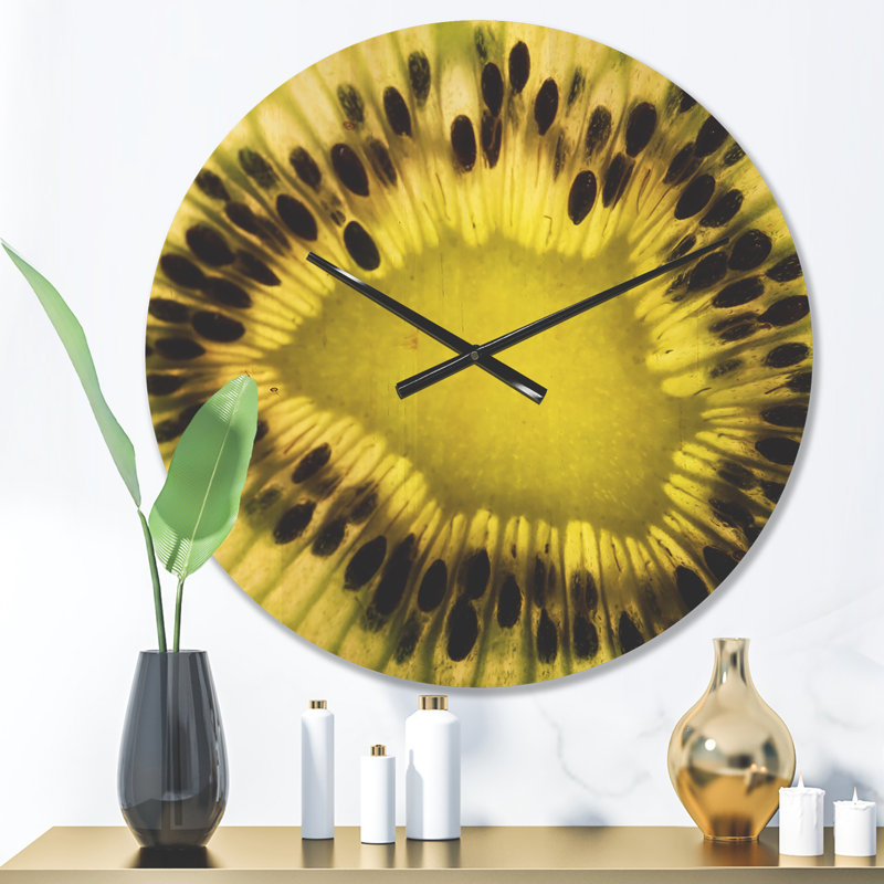 Horloge murale Kiwi Seeds and intérieur, Petit