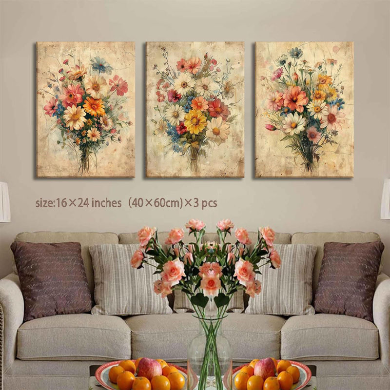 3 Piece Wrapped Canvas Print