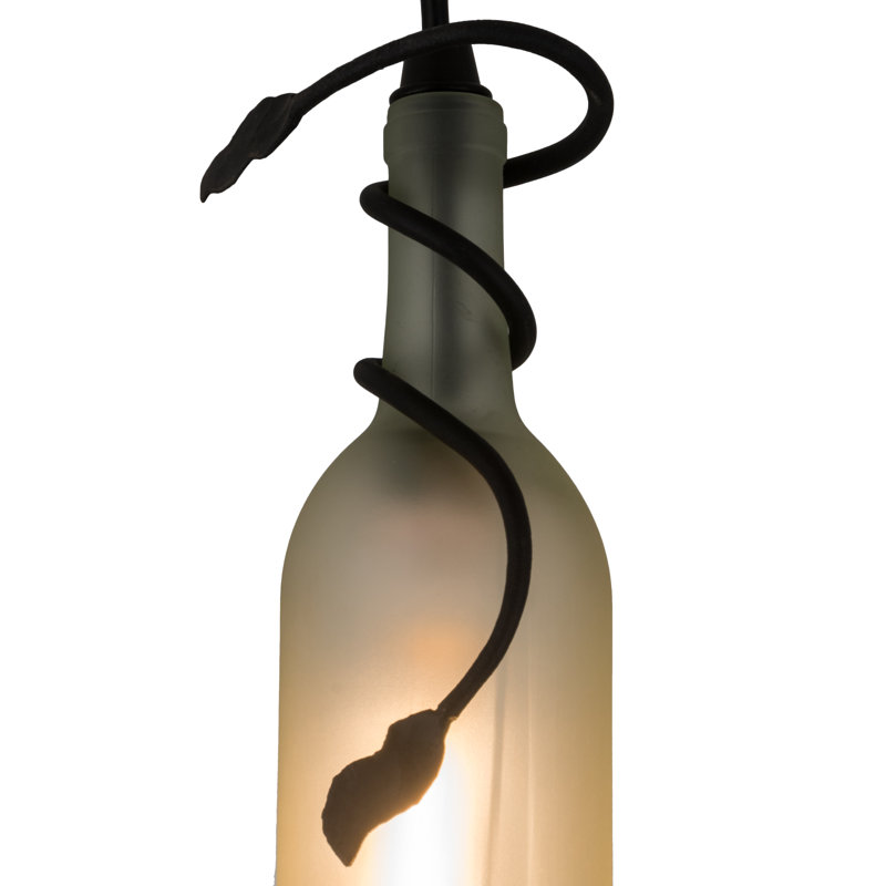 Greenbriar Oak 1 - Light Pendant, Frosted White, 84" H x 2" W x 2" D