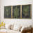Dramatic Pine I  -Custom Framed  Wrapped Gallery Canvas - 3 Pieces-1858948174-1858948175