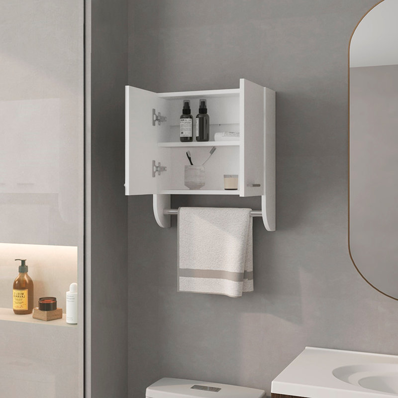 Medicine Cabinet Riley, Bathroom, White, White