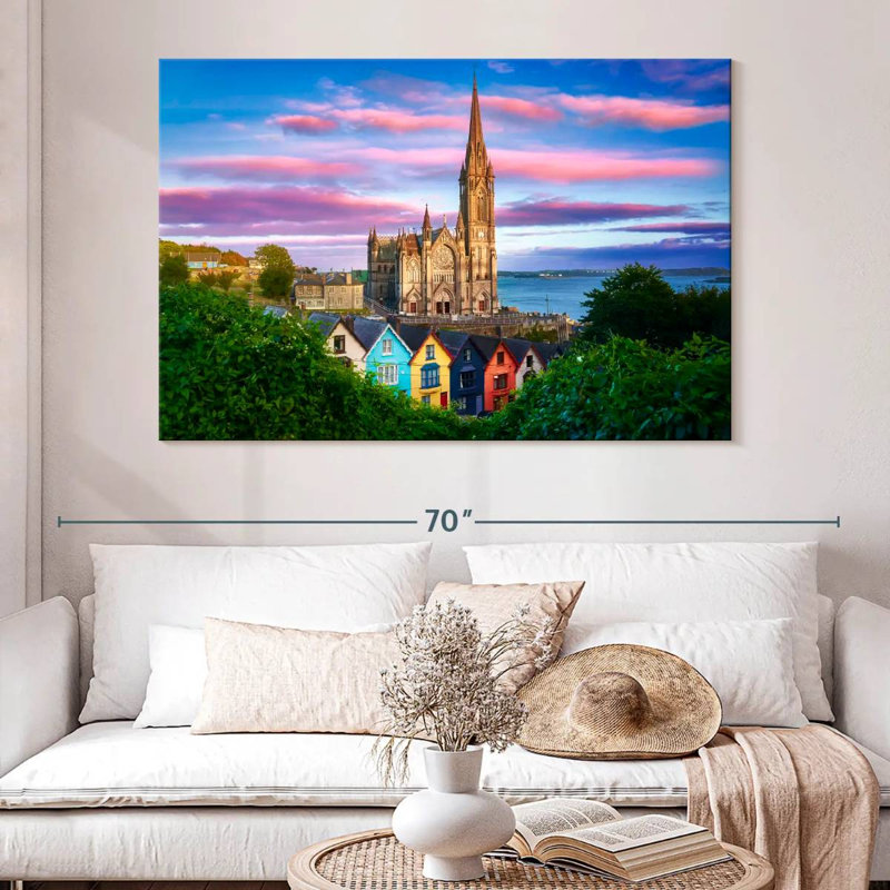 Adella Cobh Cathedral, 34" H x 51" W