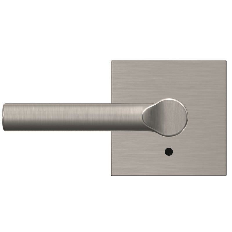 Custom Broadway Non-Turning Lever with Collins Trim, Satin Nickel