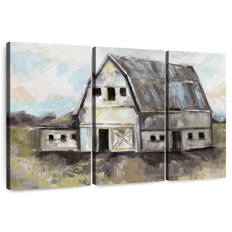 Lilie Tranquil Barn, 42" H x 65" W