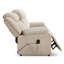 Canapé inclinable électrique à 3 places avec télécommande, canapé inclinable surdimensionné pour le salon, chenille beige