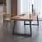 Burlywood+Black Rectangular Solid Wood+Iron desks-848732639