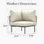 Ensemble de 2 chaises de coin Layinsun